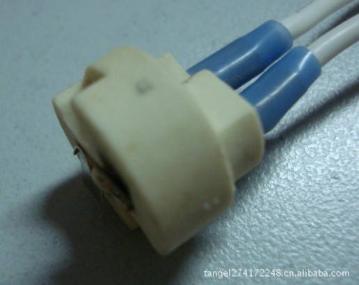 龙辰专业生产 灯座   带高温硅胶线MR16陶瓷灯头 灯座图片