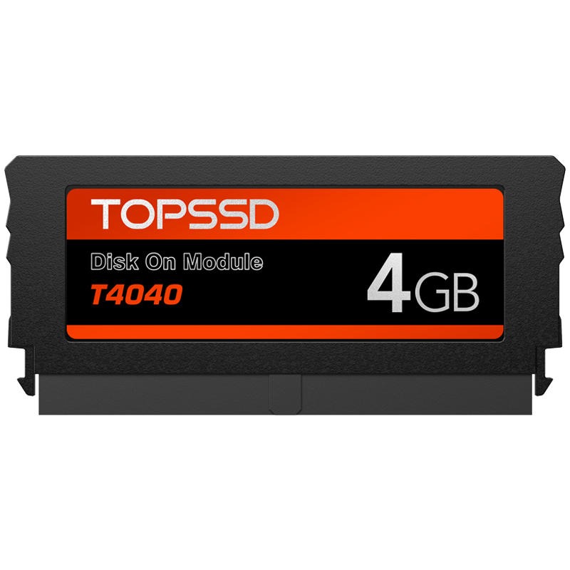 TOPSSD天硕T404040pin DOM工业电子硬盘 4GB模组盘 SLC电子盘 高稳定性超长寿命 军工品质匠心之选