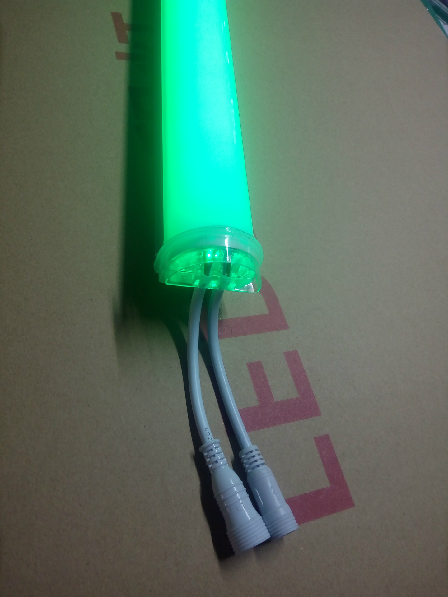半透明单色轮廓灯 防水LED护栏灯 led数码管护栏管 铝座数码管示例图6