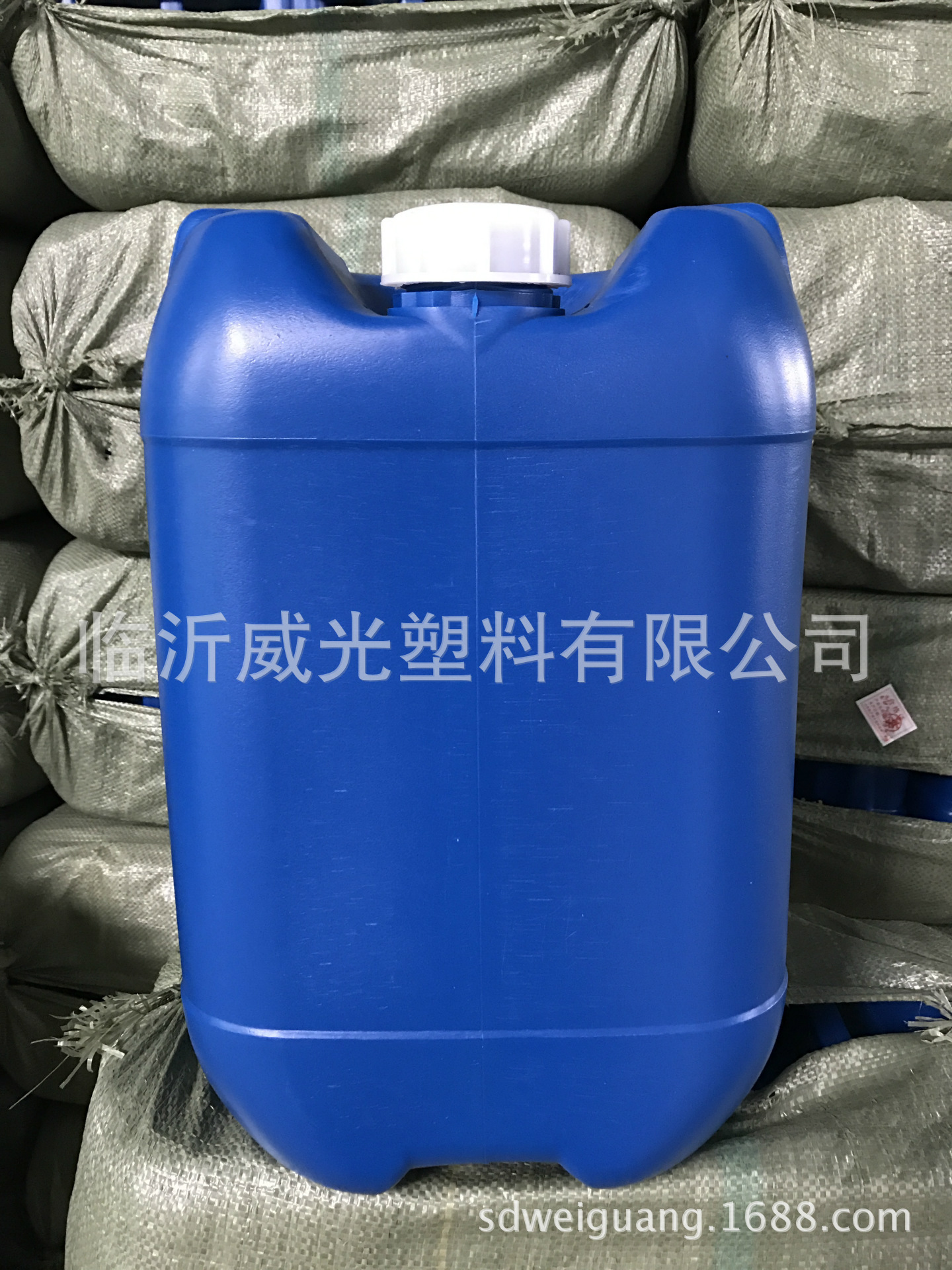 25L 蓝色化工液体桶 抗摔高韧性塑料桶 防滑塌设计 化工专用桶示例图4