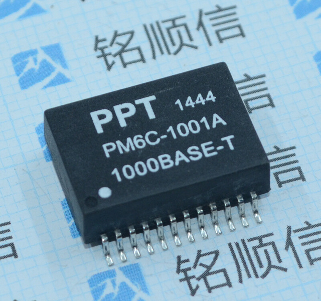 可直拍PM6C-1001A SOP24网络变压器出售原装深圳现货欢迎查询图片