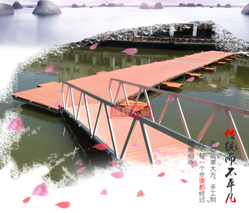 厂家直销桥船 手工木船景观装饰船质量可靠欢迎订购示例图2