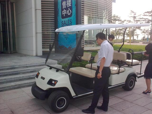 四座高尔夫球车 酒店用品观光高尔夫球车图片