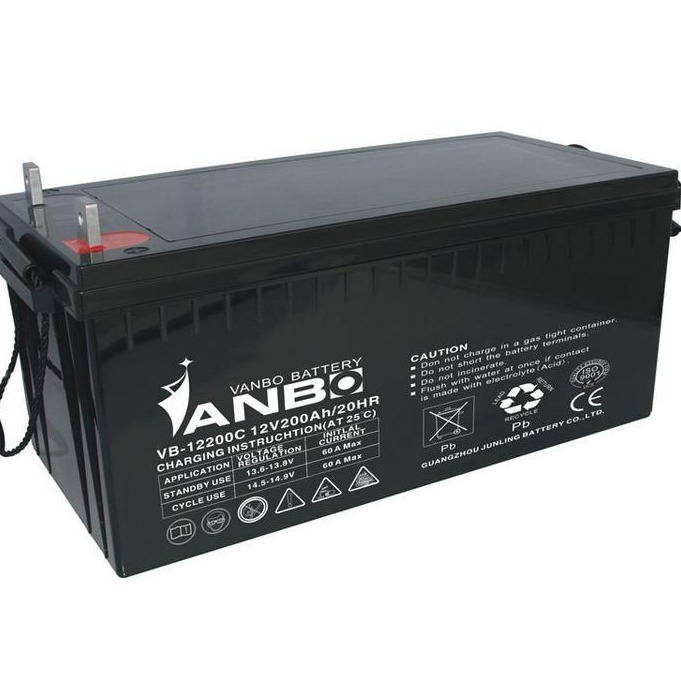 VANBO威博蓄电池12V200AH 威博蓄电池VB-12200C UPS电源 太阳能储能蓄电池