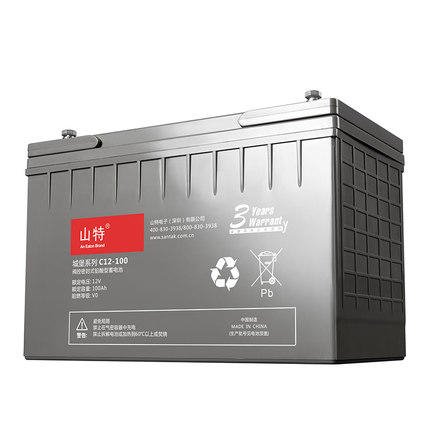 山特SANTAKC12-120AH 铅酸免维护蓄电池城堡系列 UPS外接电池 EPS电源电池 太阳能电池
