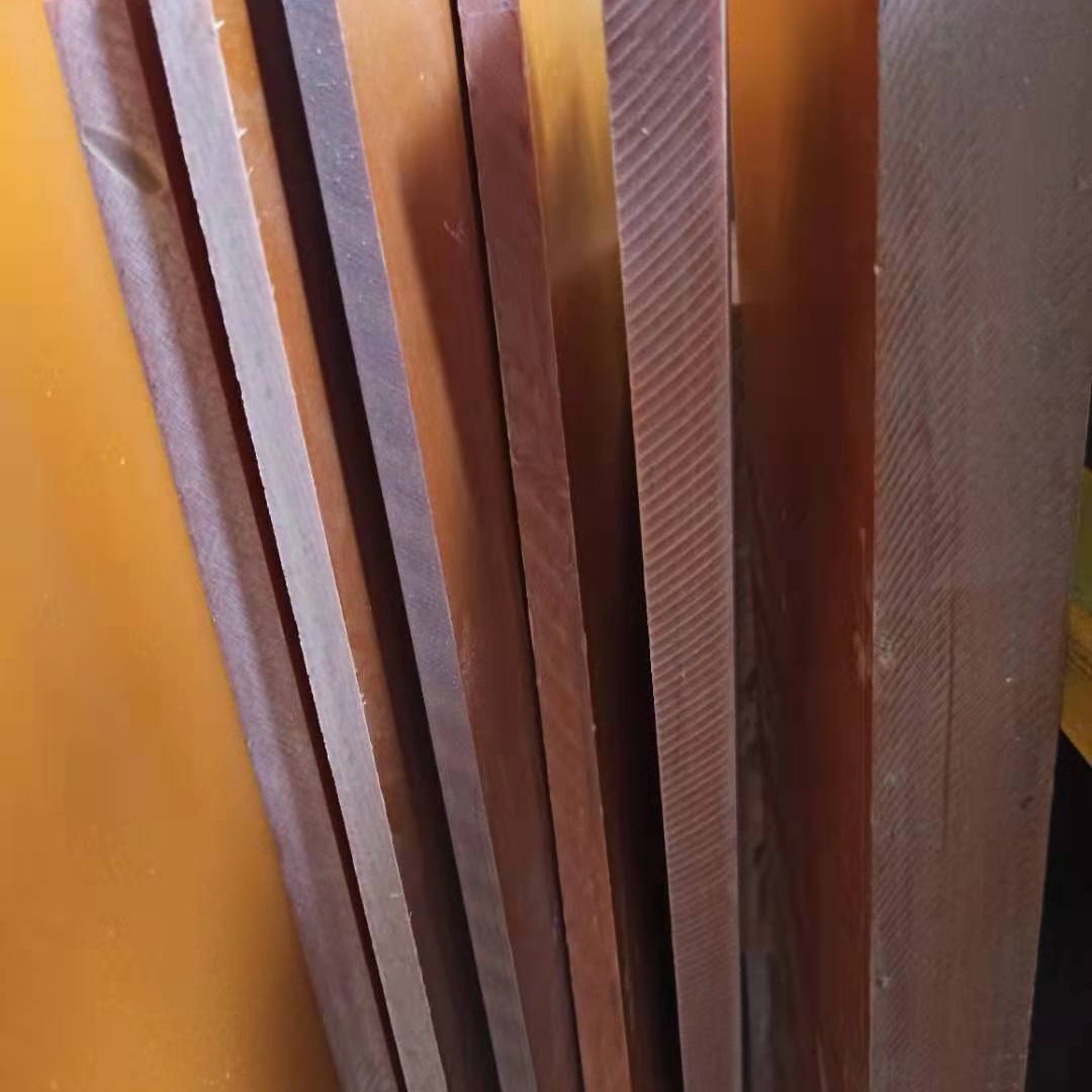 电木板 华凯胶木板 橘红色黑色 酚醛板零切2-150mm电木板加工