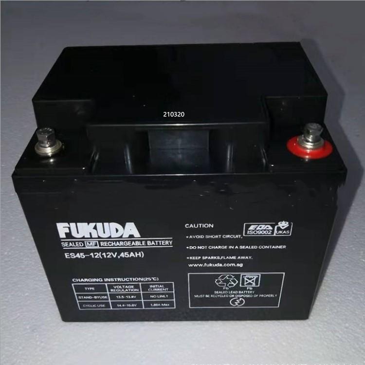 FUKUDA蓄电池ES9-12 12V9AH门禁后备电源图片