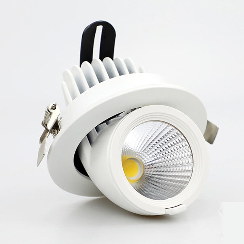 LED天花灯 嵌入式筒灯 商用COB牛眼灯