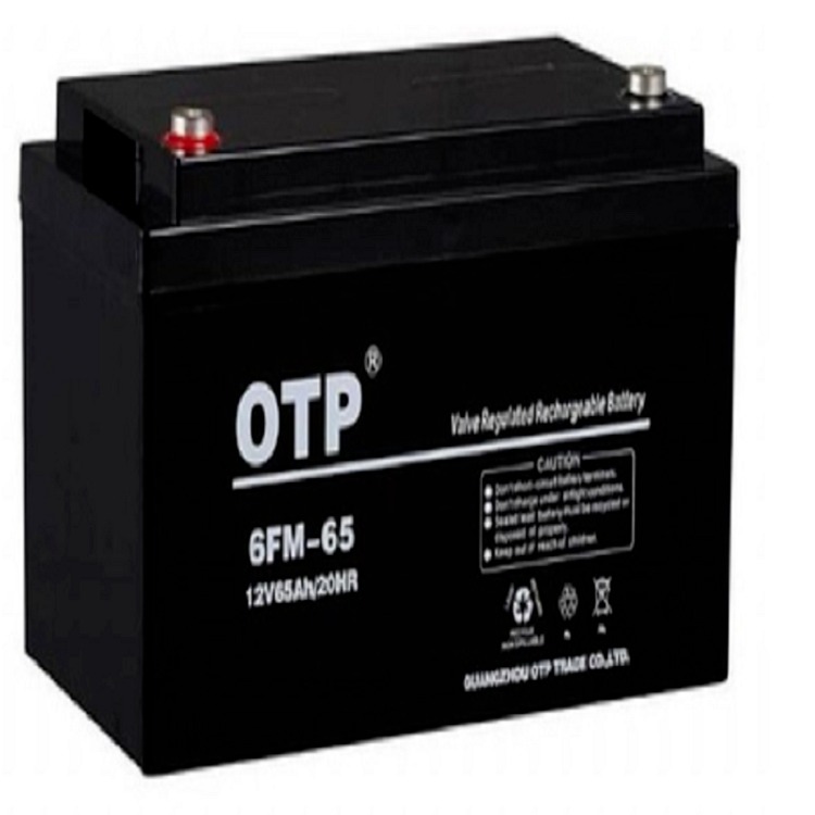 OTP蓄电池6FM-65 欧托匹12V65AH电力机房应急
