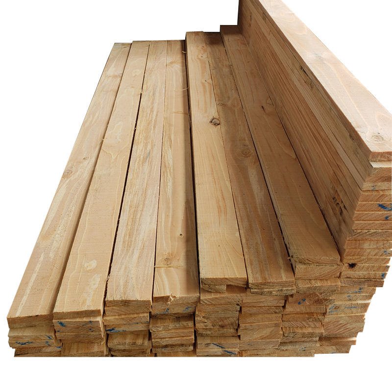 邦皓辐射松木方条 新西兰松家具实木木板 枕木垫木定制加工 正品松木条批发图片