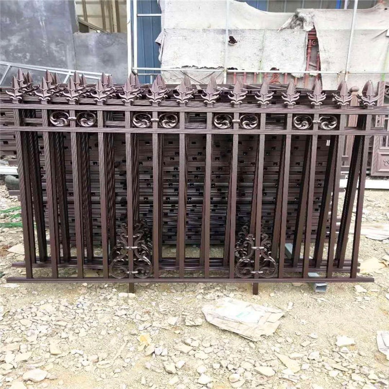 青岛峰尚安厂家现货供应铝合金护栏多种款式规格小区别墅防护栏铝艺阳台护栏