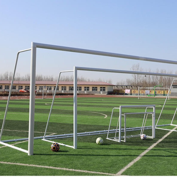 移动式足球门 学校比赛训练足球门 可移动球门标准7人制 11人制标准球门图片