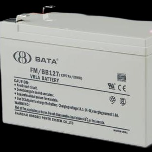 鸿贝蓄电池FMBB127铅酸性免维护电池鸿贝蓄电池12V7AH ups专用电池
