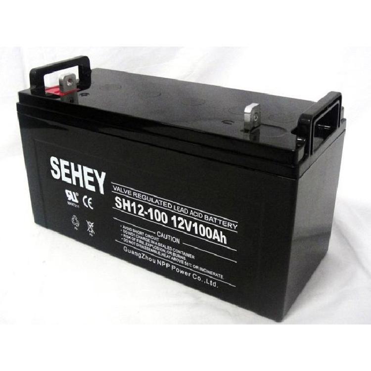 SEHEY西力蓄电池SH100-12 西力12V100AH 太阳能建筑储能用 免维护蓄电池 现货直销