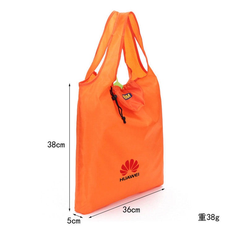 红素创意手提袋折叠购物袋免费设计logo 来图来样定做图片