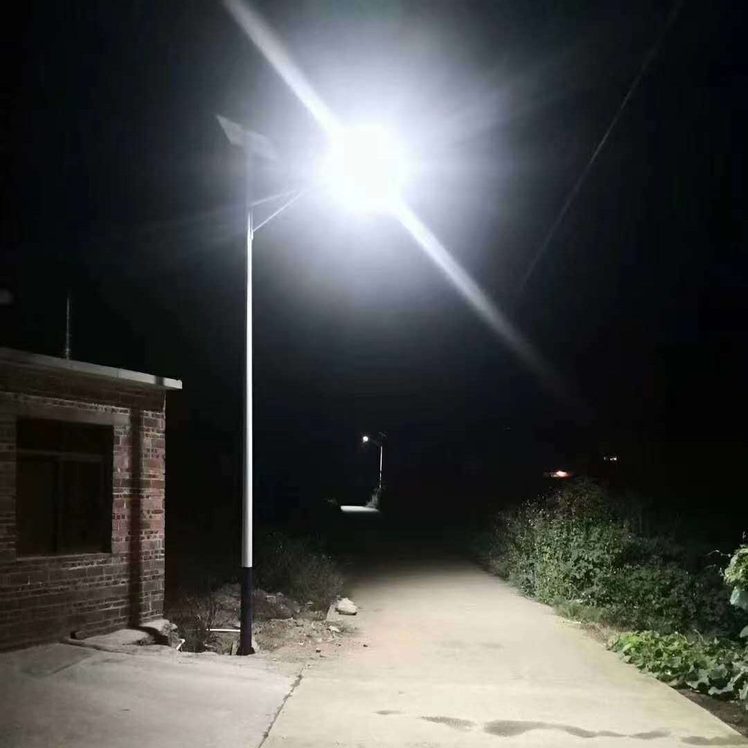 太阳能路灯 超亮LED高杆灯 6米配送地笼 户外新农村公路 庭院照明