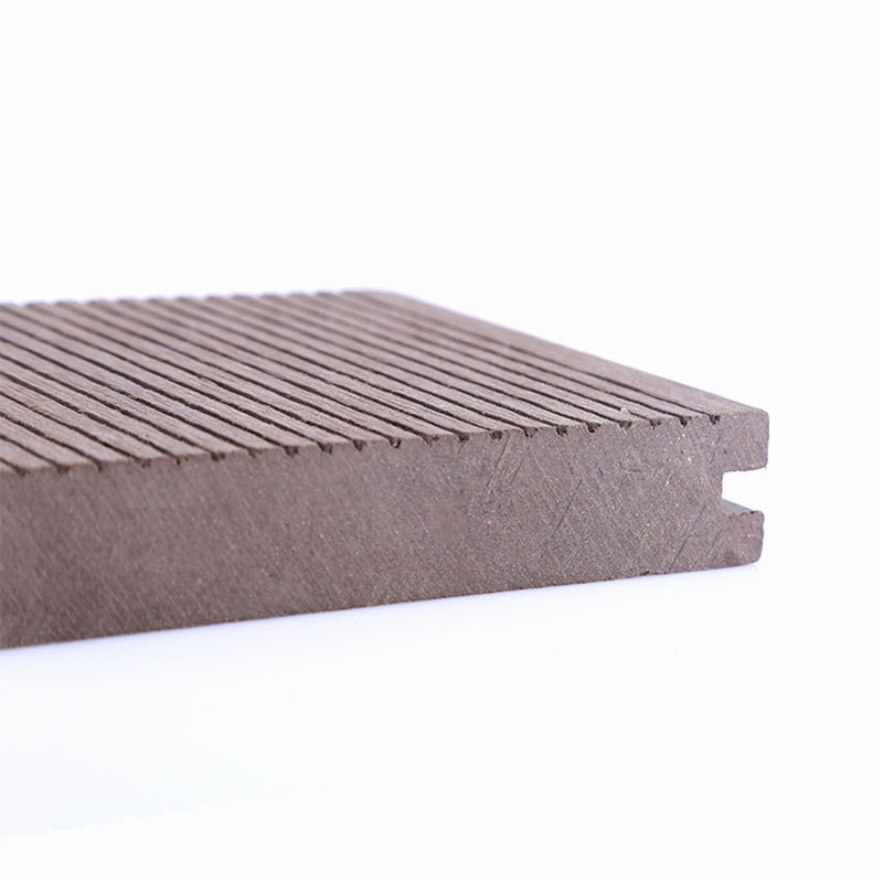 厂家直销博岭140*25实心塑木地板 户外木塑地板 批发pvc木塑板材示例图3