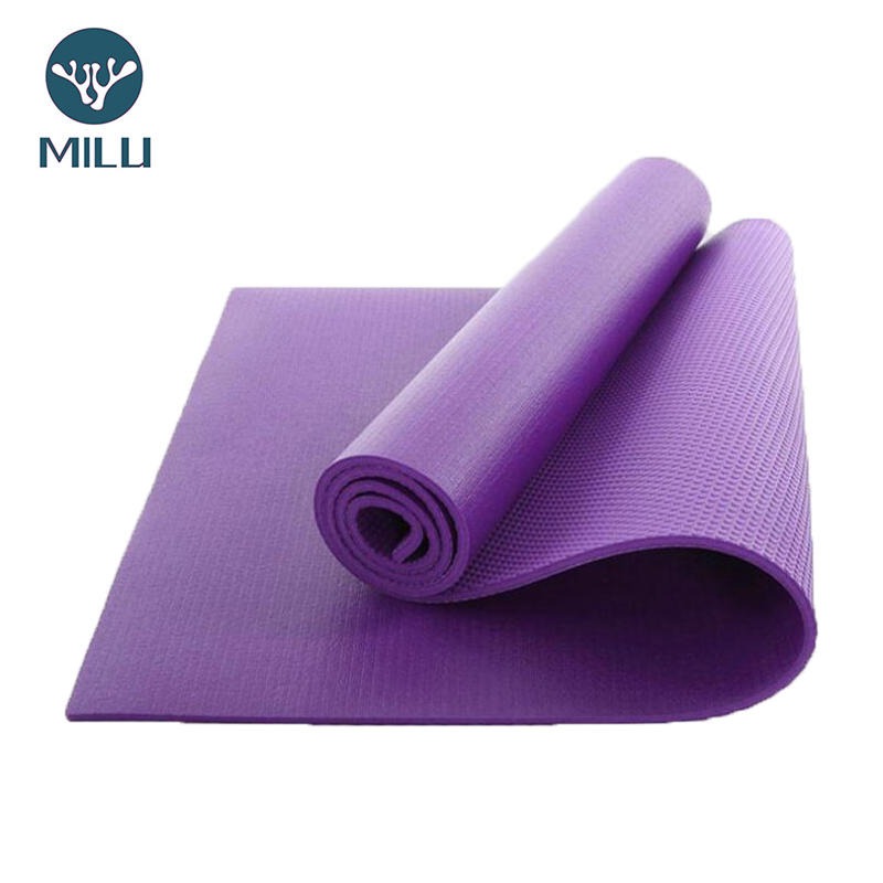 杭州朗群家居 新款PVC瑜伽垫 定制 HPE 高回弹瑜伽垫  manduka 黑垫图片