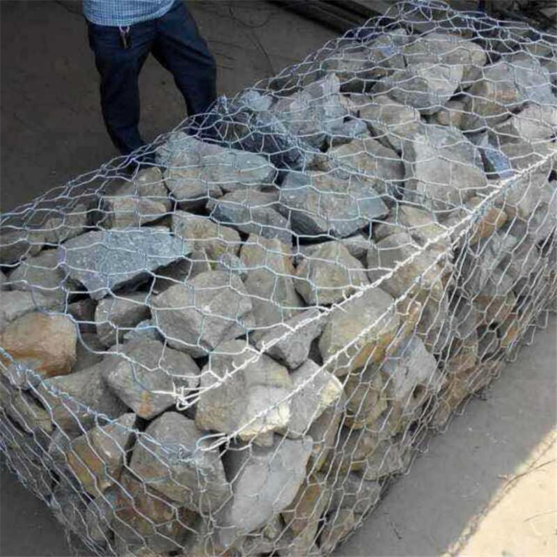景观格宾石笼网定做加工  加筋六角石笼钢丝网 石笼网箱 亚奇加工