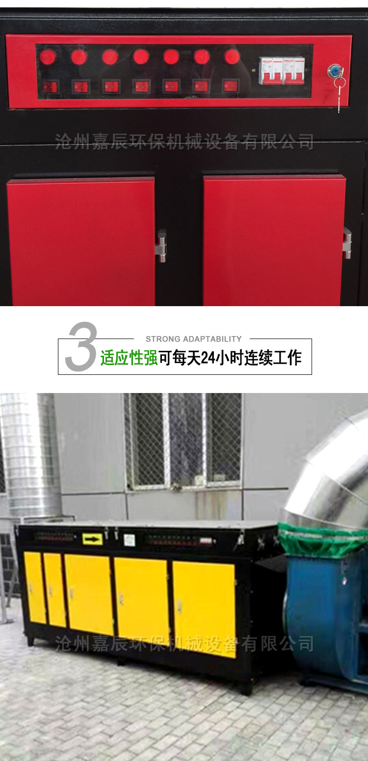 喷漆房生物质炉厕所氨气除臭环保处理设备 UV光氧催化废气净化器示例图4