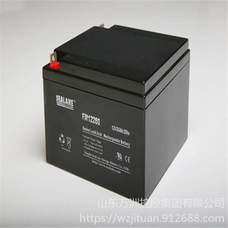SEALAKE海湖蓄电池FM12280 海湖蓄电池12V28AH UPS电源配套蓄电池 现货直销