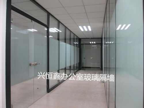 深圳玻璃门厂家玻璃门定做黑钛金玻璃门