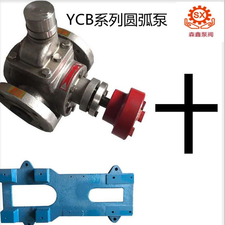 YCB15/0.6圆弧泵 不锈钢圆弧齿轮泵 机油输送泵 森鑫泵业图片