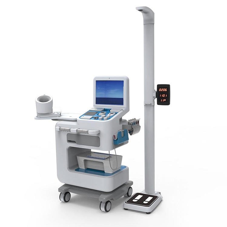 智能健康体检一体机使用 乐佳HW-V6000健康管理智能体检一体机