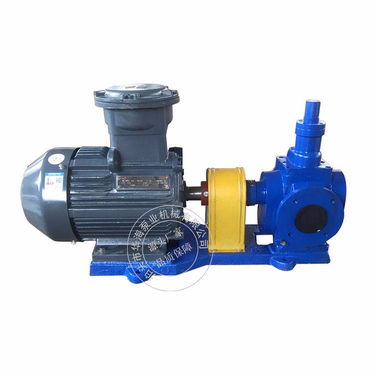 华海油泵厂家供应YCB圆弧齿轮泵 YCB2.5/0.6圆弧泵  铸铁电动卧式齿轮油泵 变压器 润滑油泵