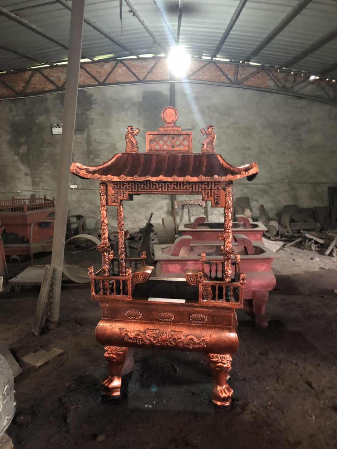 温州慈宏生产厂家，铸铁香炉，念佛堂香炉，长方形平口香炉