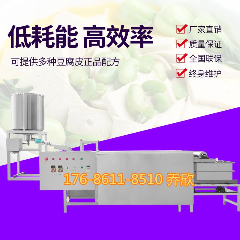 新型豆腐皮机成套设备  浙江杭州盛隆仿手工豆腐皮机厂家销售 小型多功能豆腐皮机厂价格