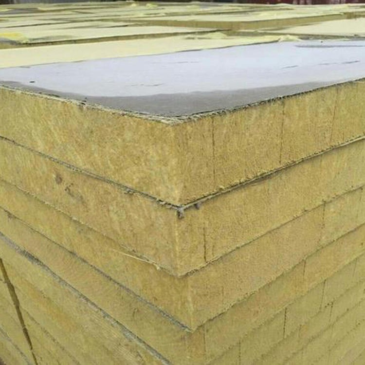 新型保温一体板 凯千亚 竖丝岩棉复合板 复合岩棉保温板