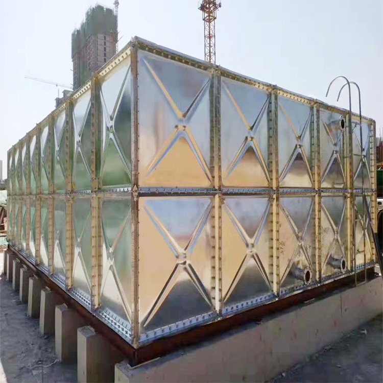 红昭 搪瓷大模块水箱 不锈钢水箱 组合式方型水箱 设备定制厂家示例图12