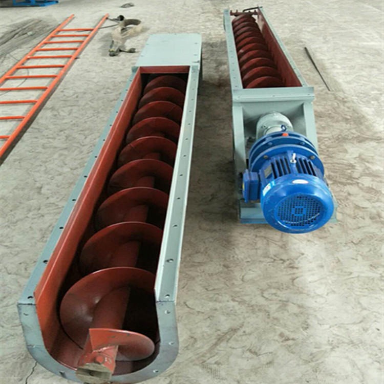 欧迪除尘定制水泥螺旋输送机 污泥蛟龙输送设备 12米管式螺旋输送机