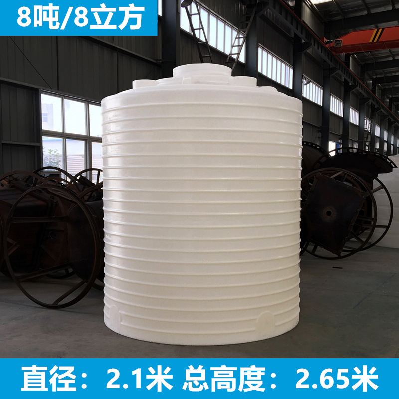厂家直销 塑料储罐 1-50吨立方PE塑料水箱塑胶水桶化工容器水塔示例图3