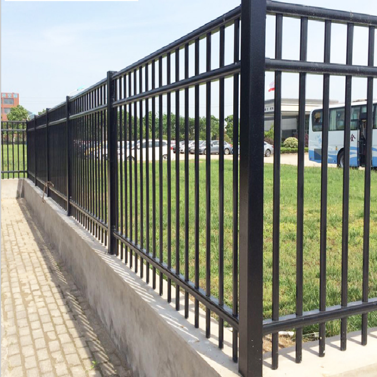 孝中 锌钢护栏制作方法 锌钢护栏小区围栏pvc 锌钢护栏防水圈