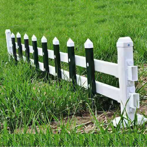 PVC草坪护栏 草坪护栏围栏 绿化带围栏 花园围栏 陕西PVC草坪护栏厂家