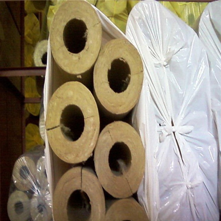 遵义县批发 保温隔热管壳 岩棉保温管 华磊岩棉管专业生产厂家