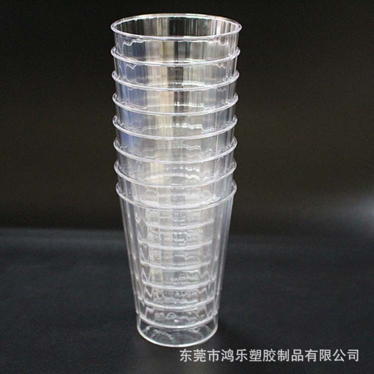 东莞厂家定制360ml一次性塑料航空杯塑料水杯透明环保家庭聚会杯示例图9
