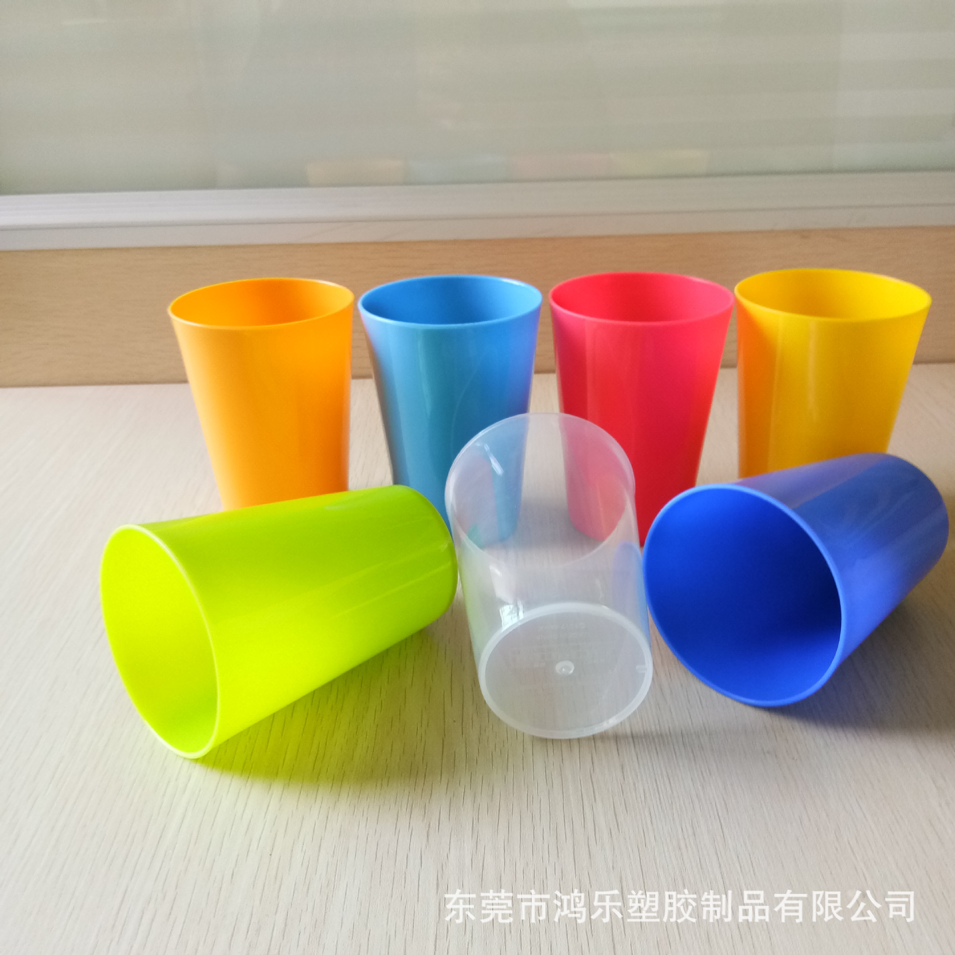 出口日本食品级彩色PP塑料杯红色塑料饮料杯厂家直销广告杯礼品杯示例图20