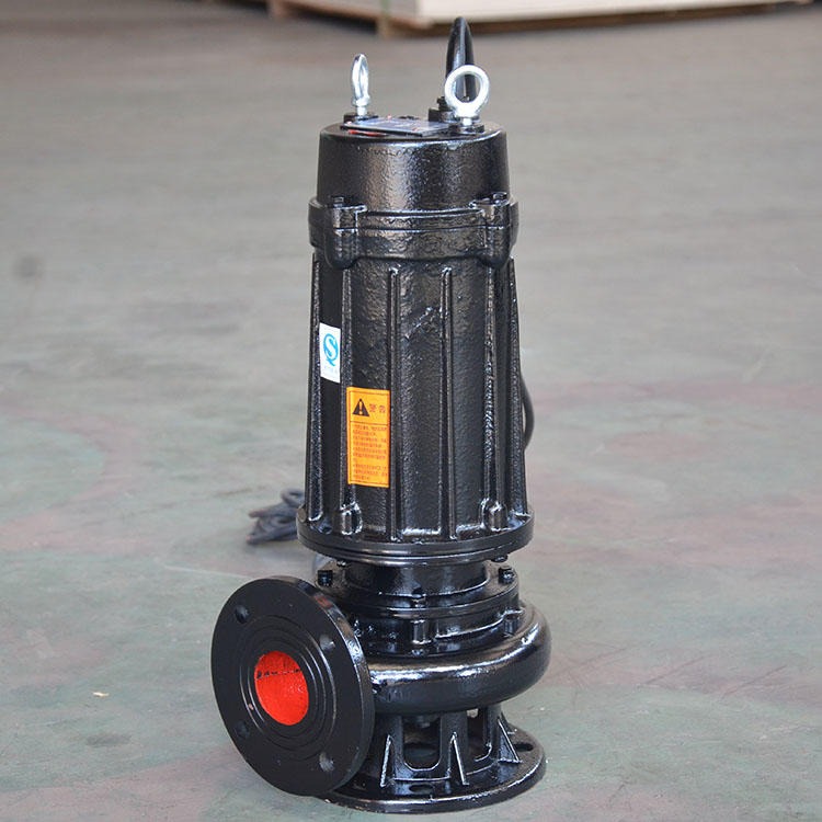 厂家直销WQB型移动式防爆潜水排污泵  铸铁材质4kw污水提升管道泵