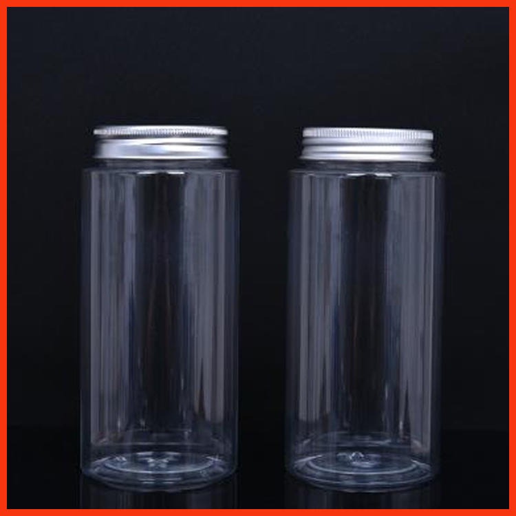 300ml塑料食品罐 花茶枸杞塑料包装瓶 透明食品塑料罐 博傲塑料