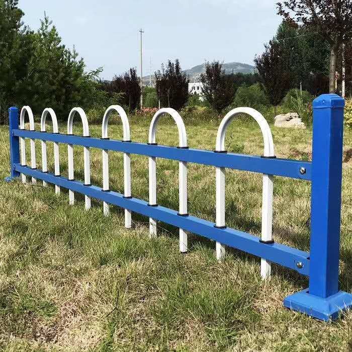 PVC塑钢草坪护栏 绿化带栅栏 变压站围栏批发 榆林PVC绿化带护栏