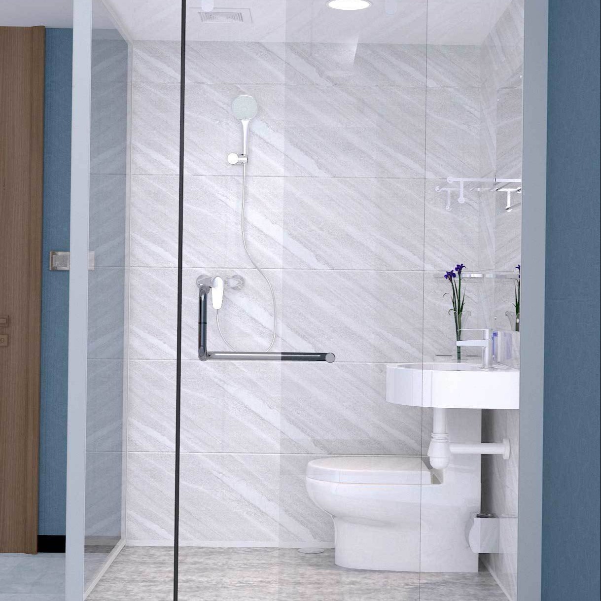 百思沐整体卫生间BLS1115 厂家直供整体卫浴 批发定制整体浴室 集成卫生间