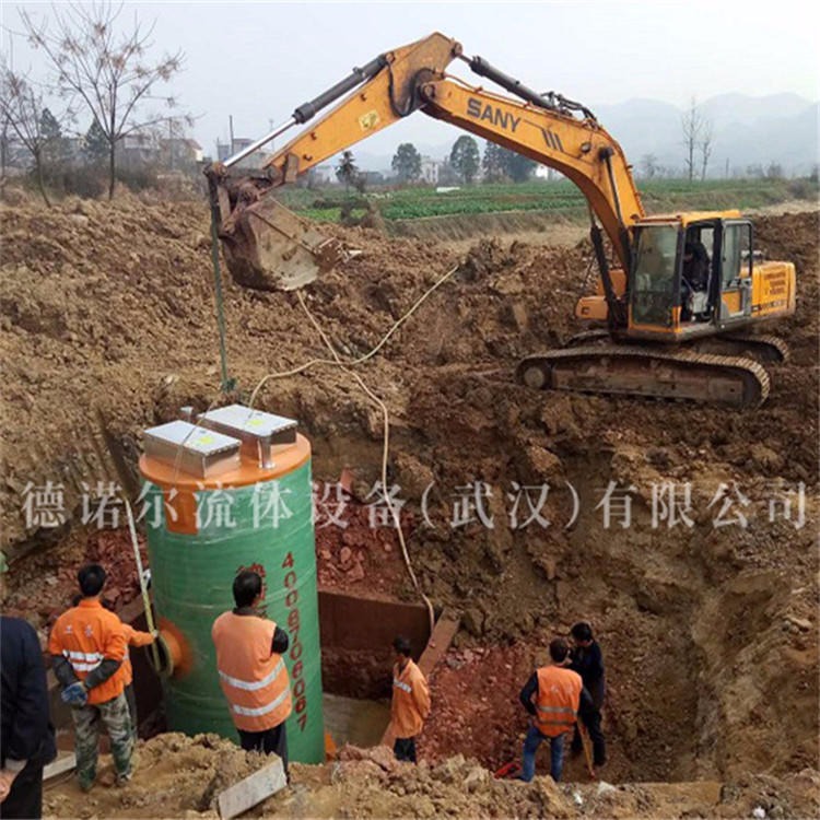 陕西地埋式一体化泵站厂家 建筑楼宇给排水 不锈钢_德诺尔DNRP