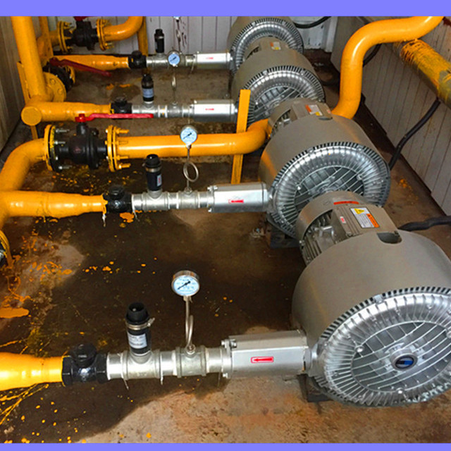 污水处理专用双段 双级 曝气风机 化工废水曝气漩涡气泵 深水曝气气泵