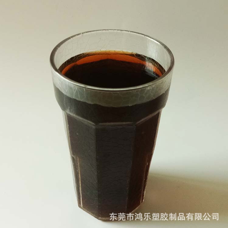 东莞塑料杯300mlAS透明八角塑料杯PS多边棱角杯厂家塑料杯定制示例图16