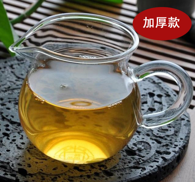 生产批发手工耐热玻璃公道杯 透明玻璃公杯 功夫茶具茶壶250ml图片