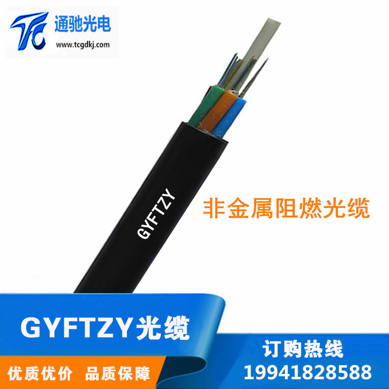 阻燃光缆GYFTZY-48 室外非金属阻燃光缆 电力光纤全介质架空光缆示例图4