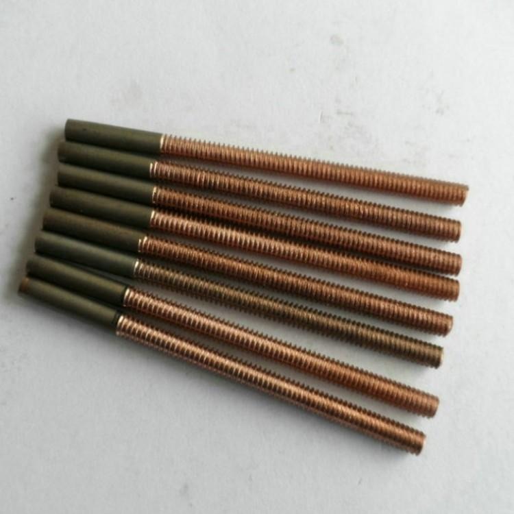 螺纹钨铜电极 火花机螺纹电极 电极螺纹钨铜棒图片
